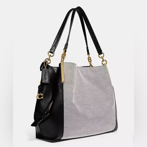Coach Dalton 31 With Coach Badge Gold/Salt Black - Picture 14 of 16